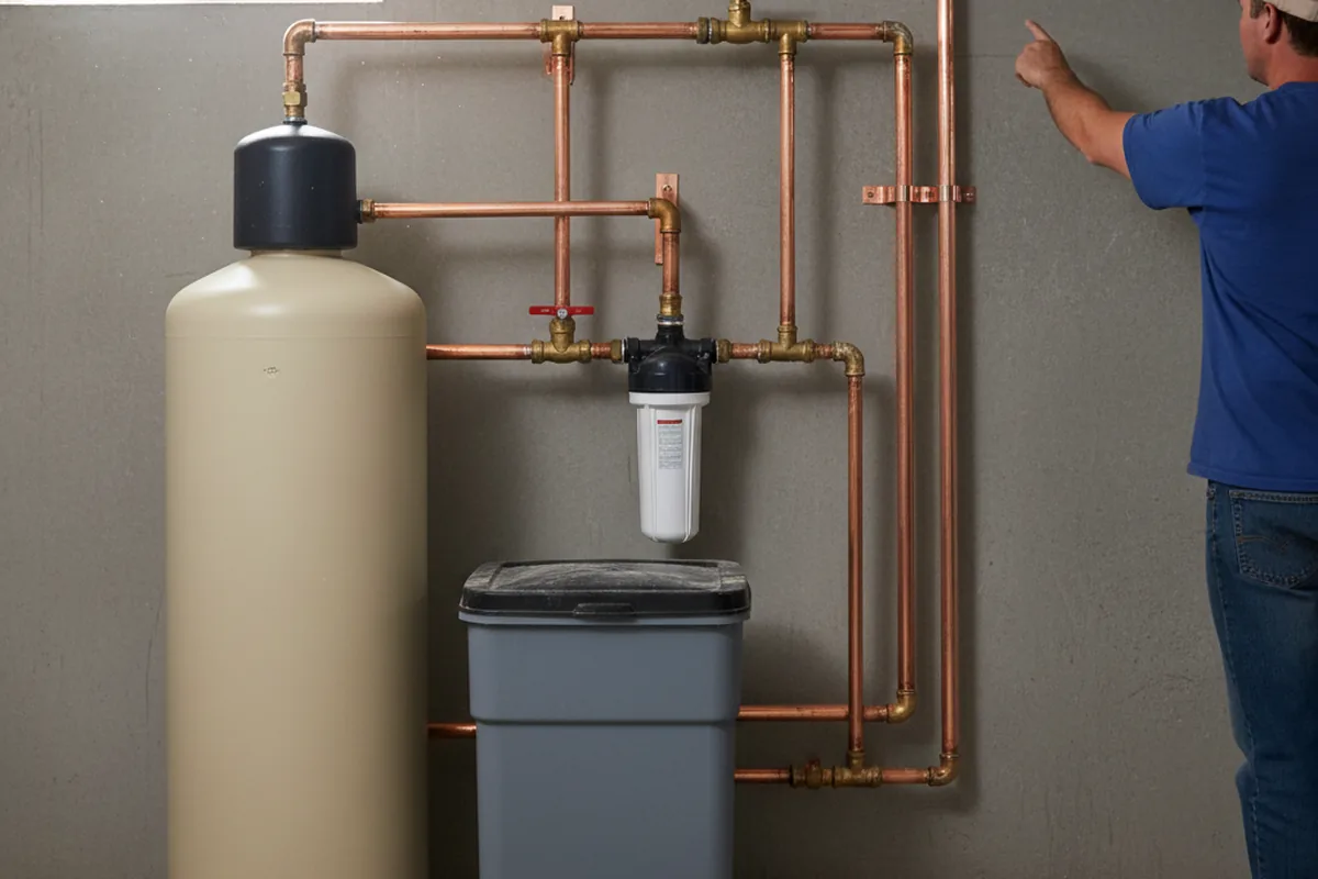 Whole-house water treatment system installed in Colp